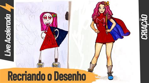 desenho da renata|INVERTEU! MINHA FILHA RECRIANDO O MEU DESENHO